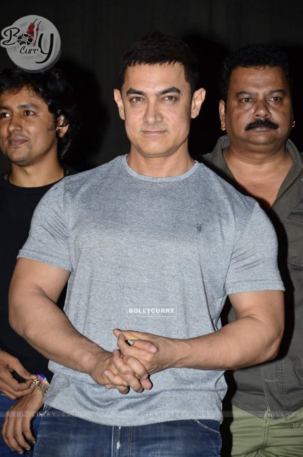 Aamir Khan was at the Premiere of Makrand Deshpande's Saturday Sunday
