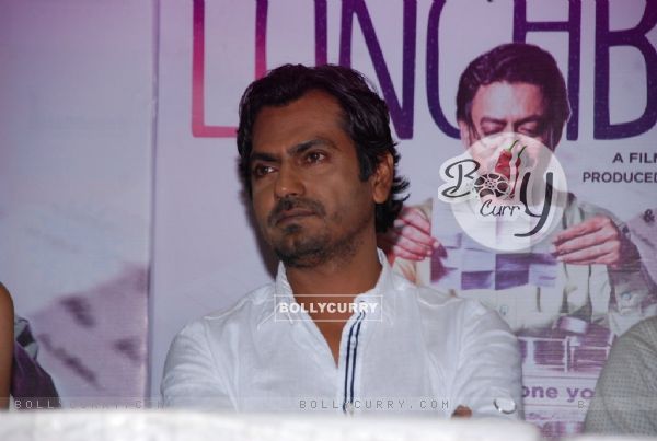Nawazuddin Siddiqui was seen engrossed in a deep thought at the DVD Launch of Lunchbox (331017)