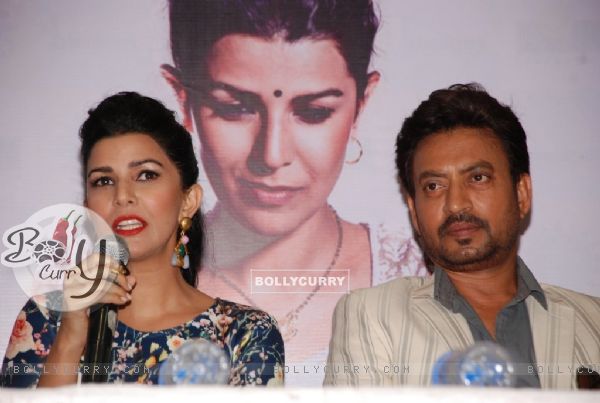 Nimrat Kaur was seen interacting with the audience at the DVD Launch of Lunchbox (331018)
