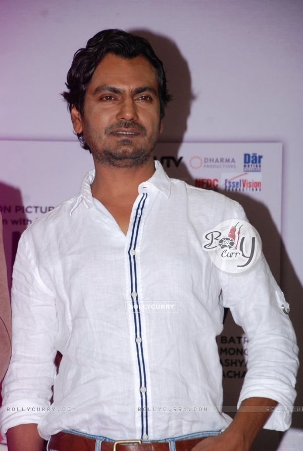 Nawazuddin Siddiqui poses for the media at the DVD Launch of Lunchbox (331023)