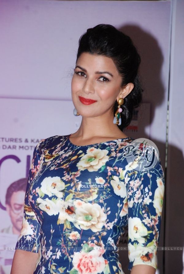 Nimrat Kaur poses with a beautiful smile for the camera at the DVD Launch of Lunchbox