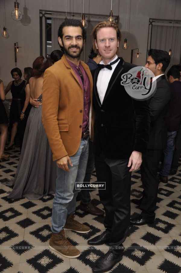 Karan V Grover and Alex O Neil at Shama Sikander's Birthday Bash