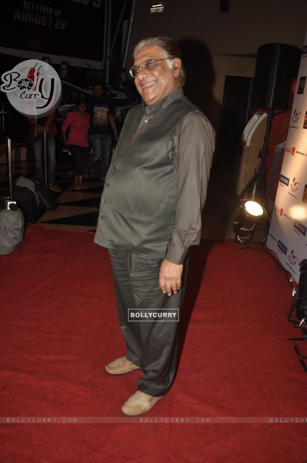 Anjan Srivastava was seen at the Premiere of 100 Foot Journey hosted by Om Puri