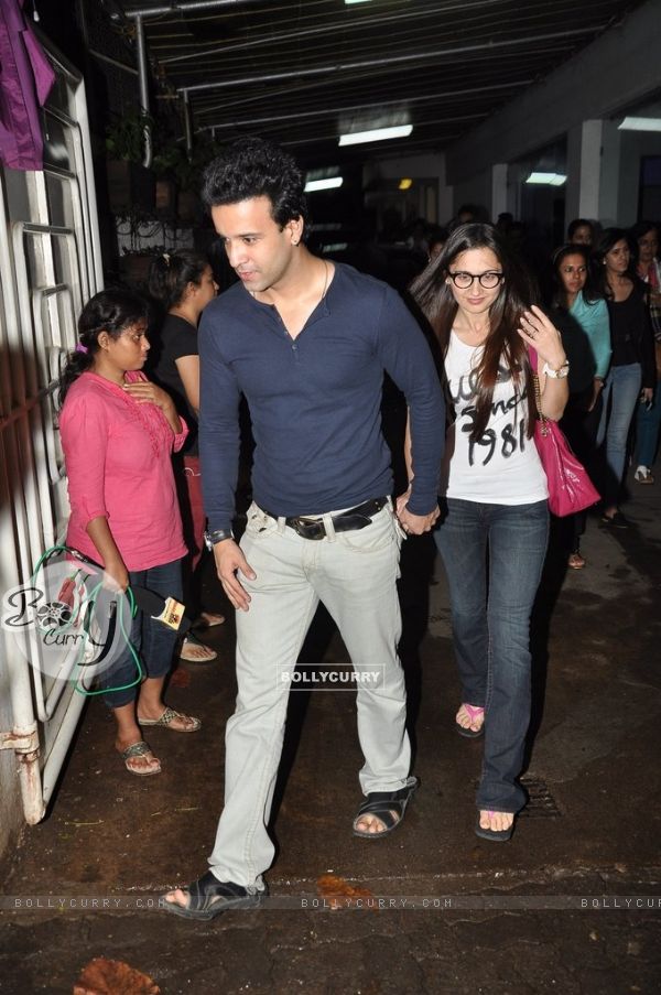 Aamir Ali and Sanjeeda Shaikh were at the Special screening of Entertainment (331255)