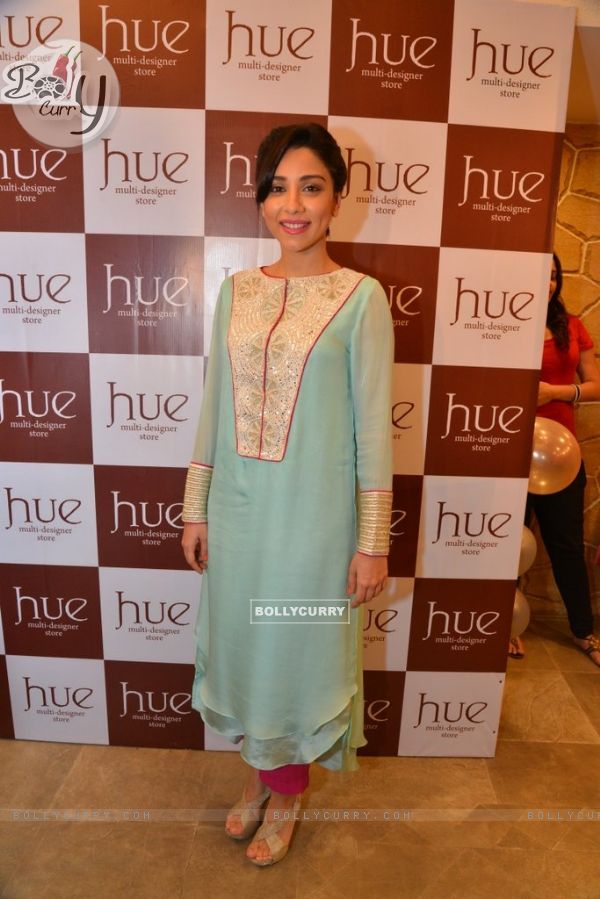 Amrita Puri poses for the media at the Preview at Hue Store