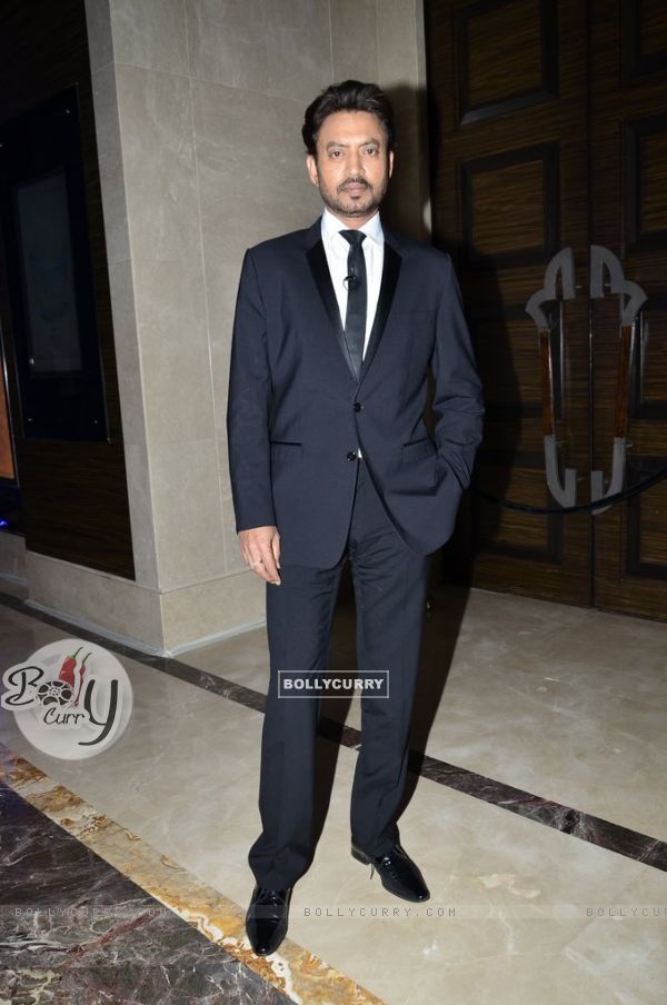 Irrfan Khan poses for the media at 'The Gentleman's Wager' Panel Discussion 3