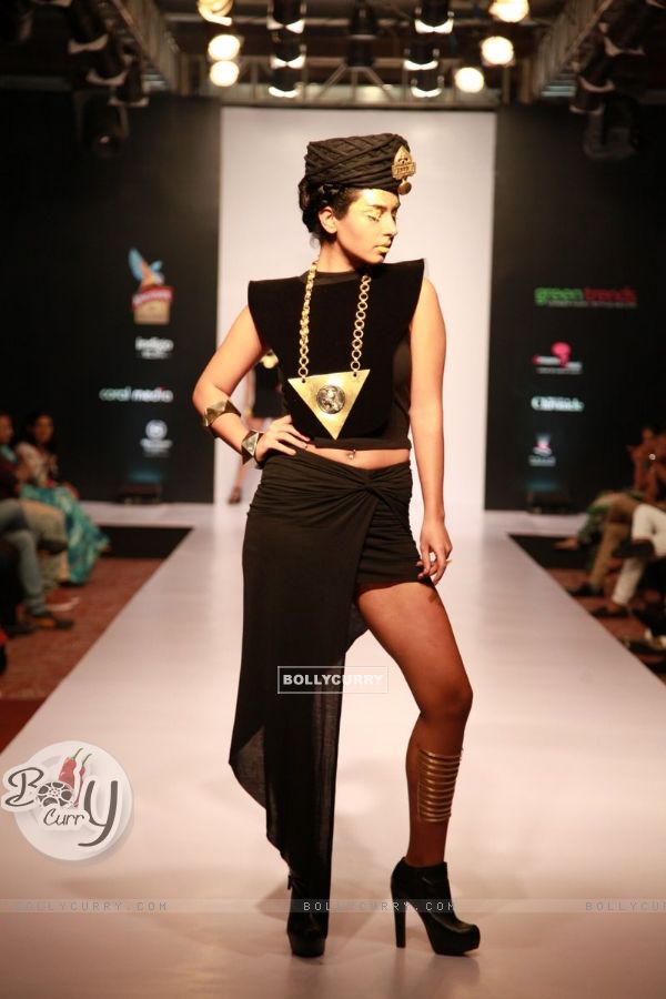Model walks the Ramp at the Bangalore Fashion Week Day 1