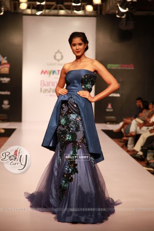 Model walks the Ramp at the Bangalore Fashion Week Day 1