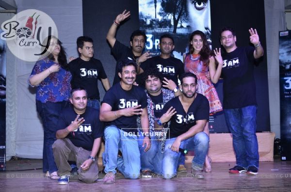The Cast poses for the camera at the Trailer Launch of 3 AM