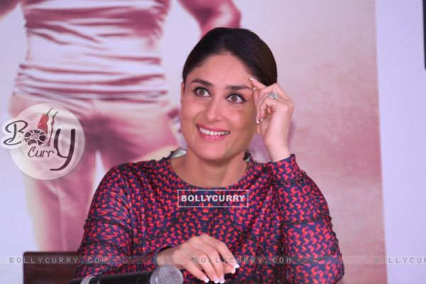 Kareena Kapoor was seen at the Press Conference of Singham Returns