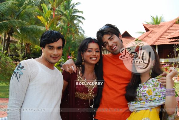 Alekh, Sadhna, Ranvir and Ragini looking excited