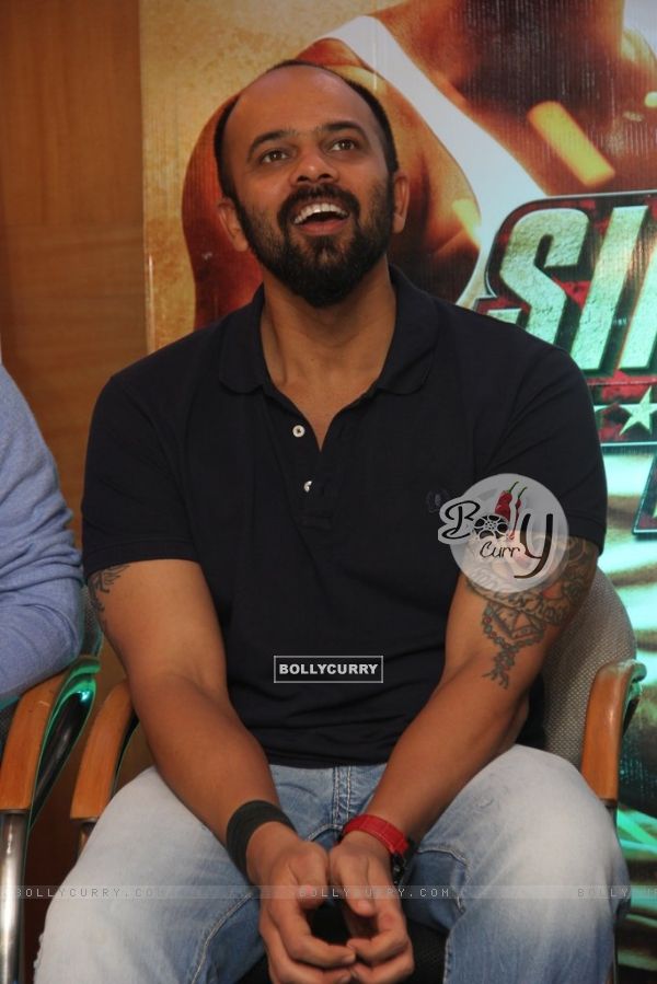 Rohit Shetty was at the Promotions of Marathi Film Rege