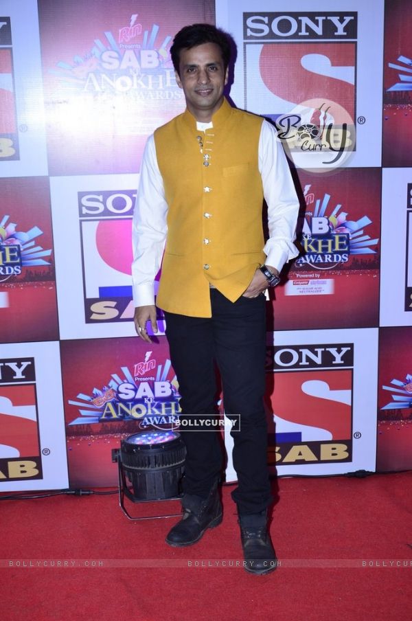 Rajiv Thakur at the SAB Ke Anokhe Awards