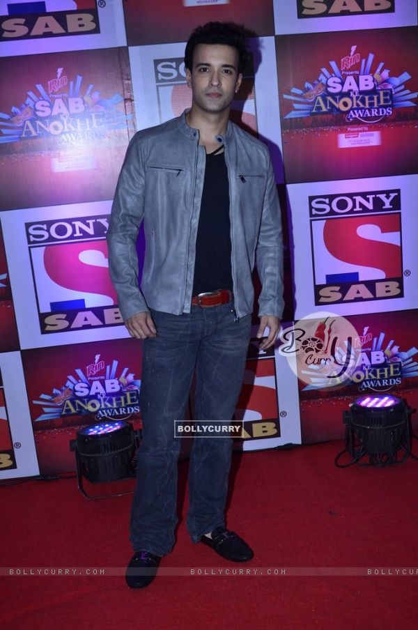 Aamir Ali at the SAB Ke Anokhe Awards