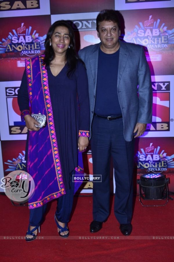 Anu and Shashi Ranjan at SAB Ke Anokhe Awards