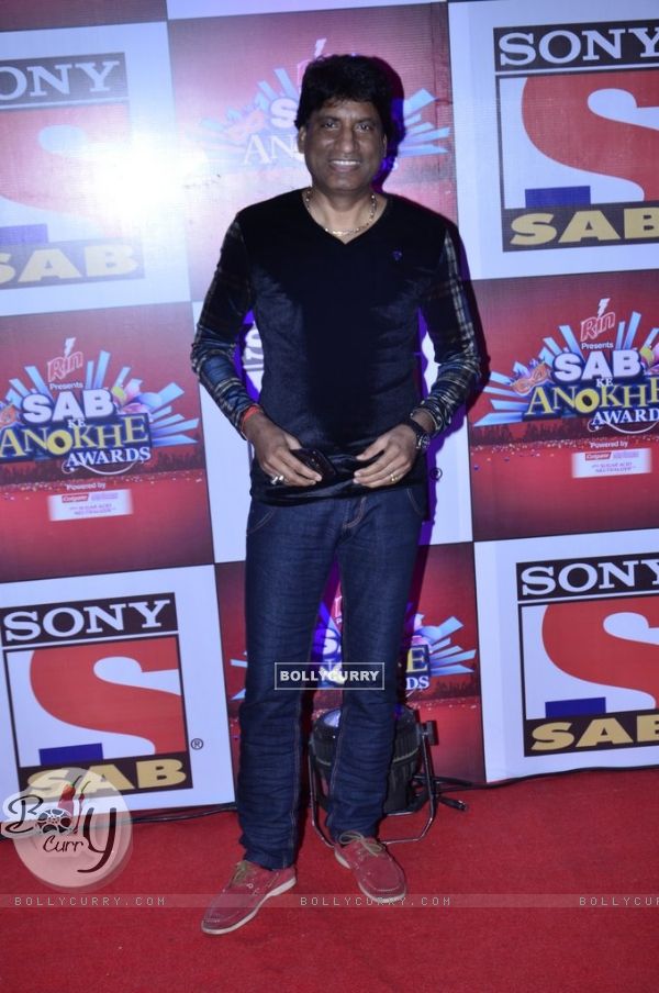 Raju Shrivastav at the SAB Ke Anokhe Awards
