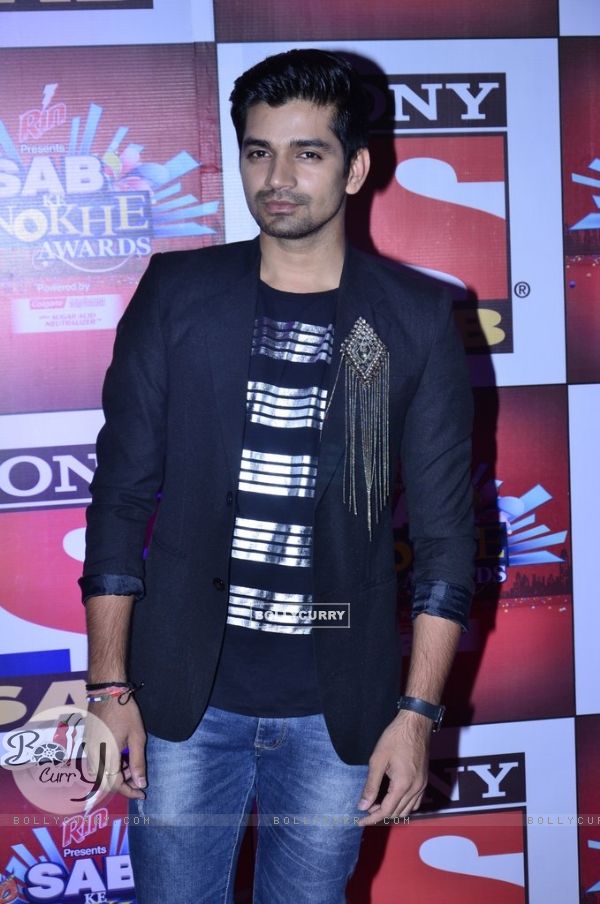 Vishal Singh at the SAB Ke Anokhe Awards