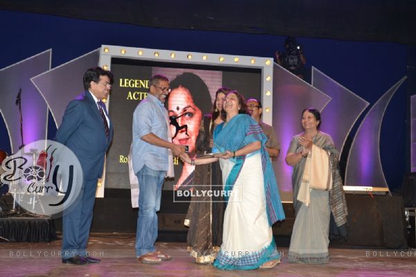 Nana Patekar felicitated at the AIM Mumbai International Short Film Festival - 2014