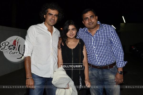 Imtiaz Ali poses with friends at the Opening of Short Film Festival Shuruaat Ka Interval