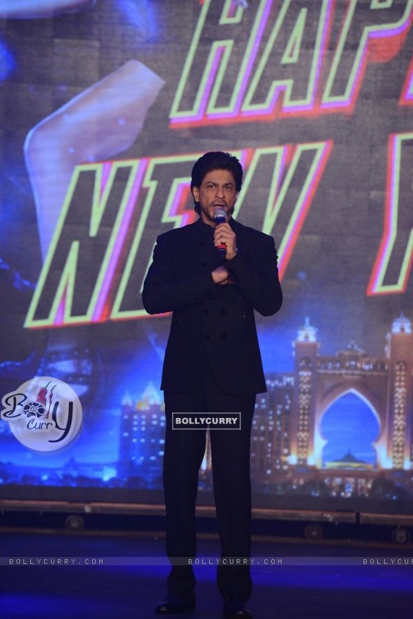 Shah Rukh Khan addresses the Trailer Launch of Happy New Year