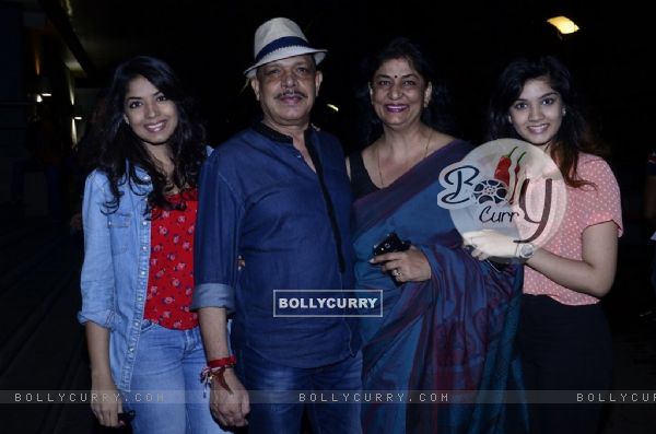 Govind Namdeo was snapped with family at the Special Screening of Singham Returns (332590)