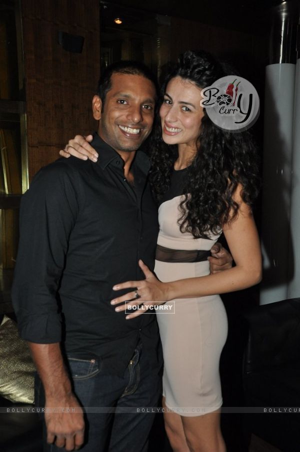 Pia Trivedi poses with a friend at China House Relaunch Bash