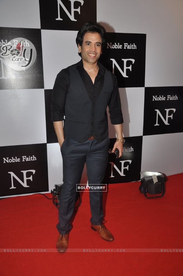 Tusshar Kapoor poses for the media at the Birthday Bash cum Launch