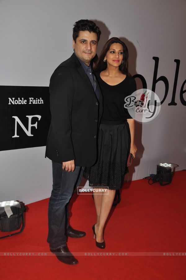 Sonali Bendre was snapped with Goldie Behl at the Birthday Bash cum Launch