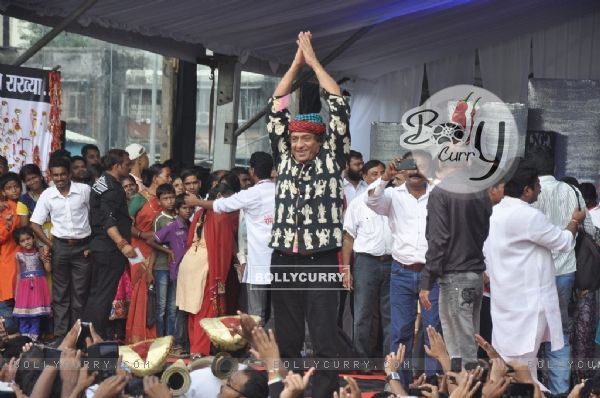 Ranjeet was at the Dahi Handi Celebration in Mumbai