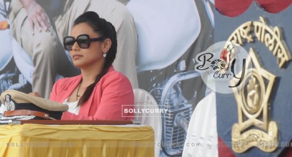 Rani Mukherjee snapped at the Felicitation ceremony of Mumbai Police