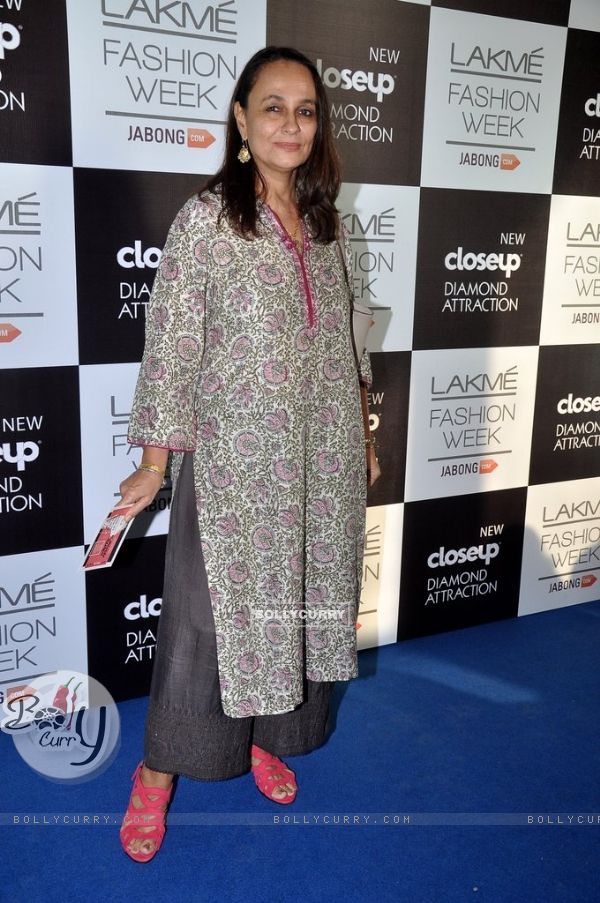 Soni Razdan was seen at the Lakme Fashion Week Winter/ Festive 2014 Day 2