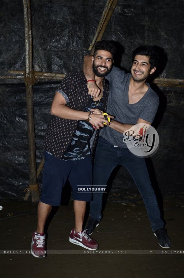Mohit Marwah with a friend at the Launch of Sanjay Kapoor's Movie 'Tevar' (333517)