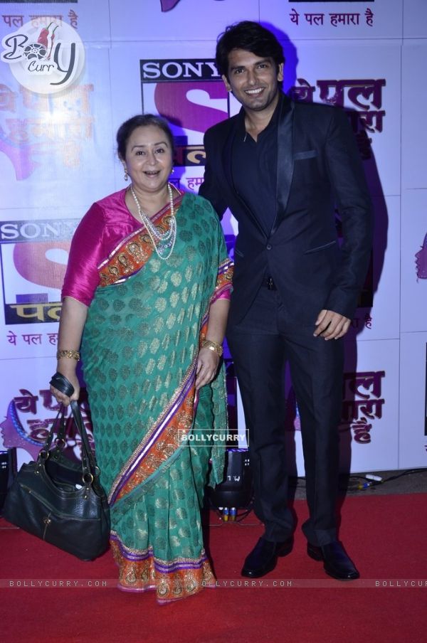 Rahul Sharma and Farida Dadi at the Red Carpet of Sony Pal Channel