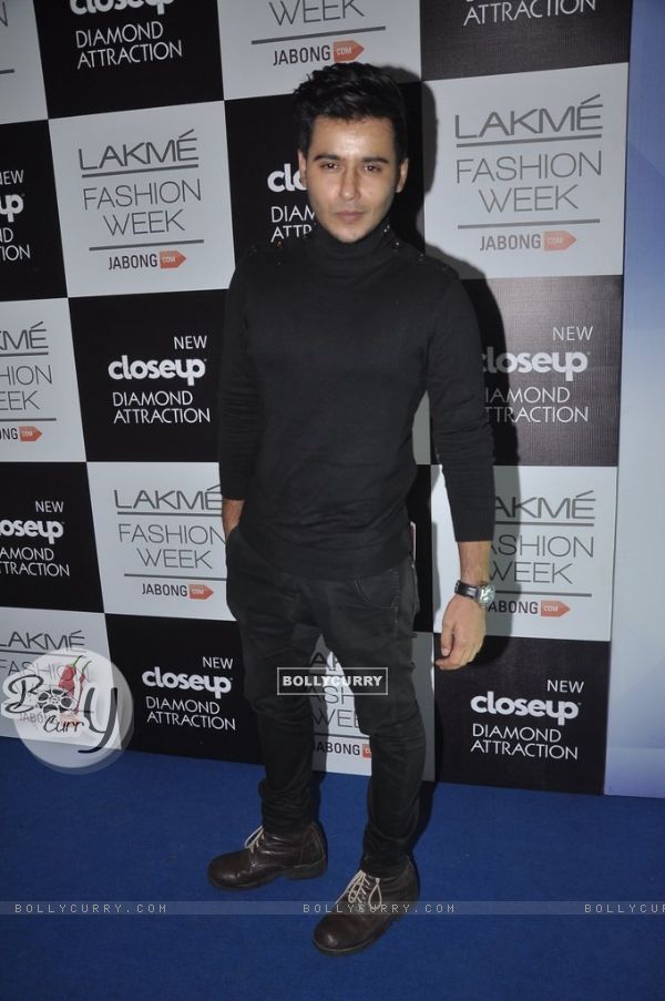 Aditya Singh Rajput at the Lakme Fashion Week Winter/ Festive 2014 Day 4