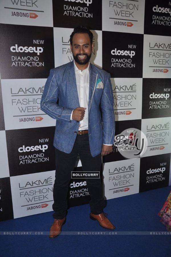 Andy was at the Lakme Fashion Week Winter/ Festive 2014 Day 5