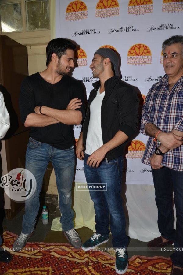 Varun Dhawan and Sidharth Malhotra share a laugh