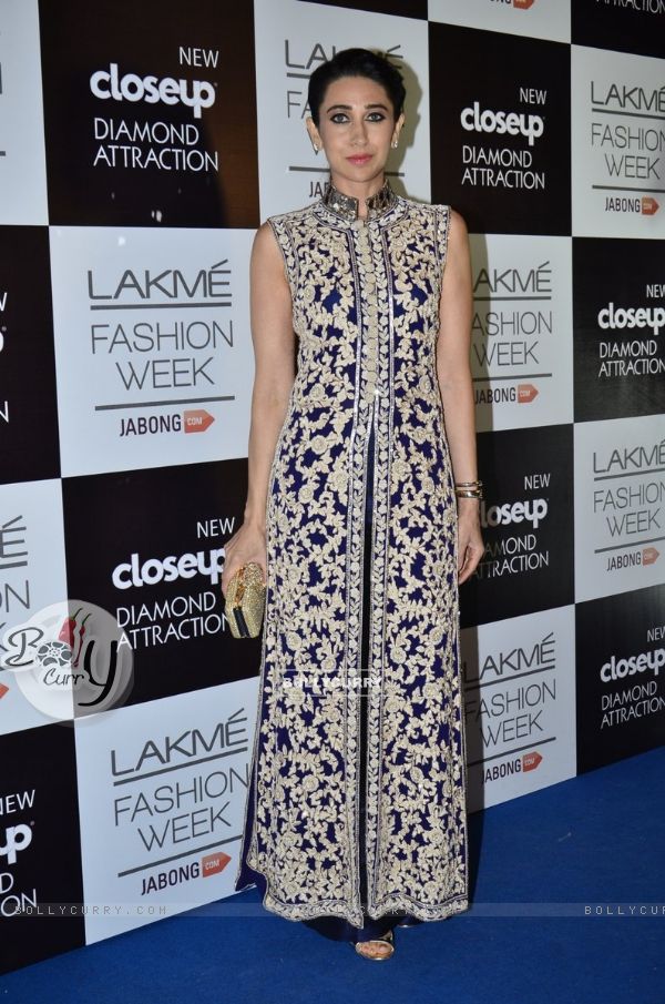 Karisma Kapoor at the Lakme Fashion Week Winter/ Festive 2014 Day 6