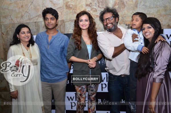Dia Mirza snapped with guests at the Short Film Launch