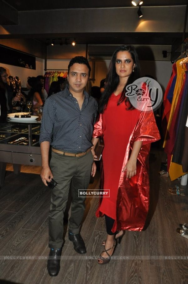 Sona Mohapatra and Ram Sampat at Kallol Dutta's Collection Preview