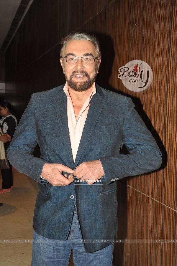 Kabir Bedi poses for the camera at the Channel V Panel Discussion on Juvenile Justice Bill