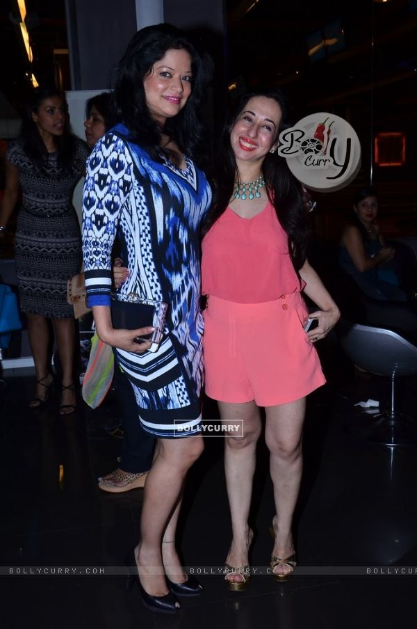 Arzoo Govitrikar poses with a friend at Power Women Fiesta