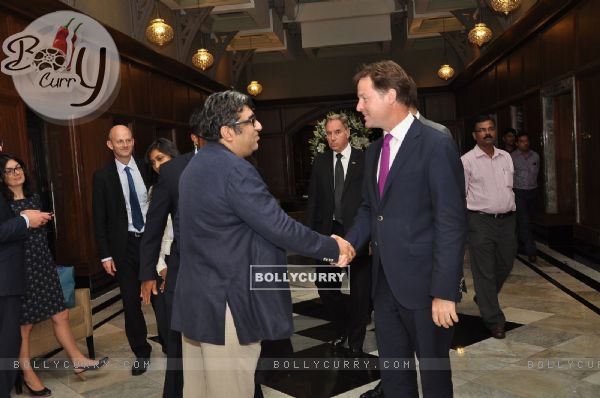 Sheetal Talwar with the Deputy Prime Minister of U.K Nick Clegg