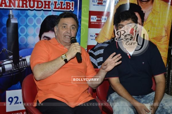 Rishi Kapoor interacts with the audience at Big FM Studio
