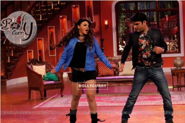 Rakhi Sawant performs with Kapil on Comedy Nights With Kapil