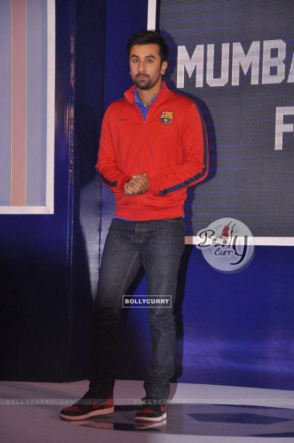 Ranbir Kapoor at his Soccer Team's Logo Launch
