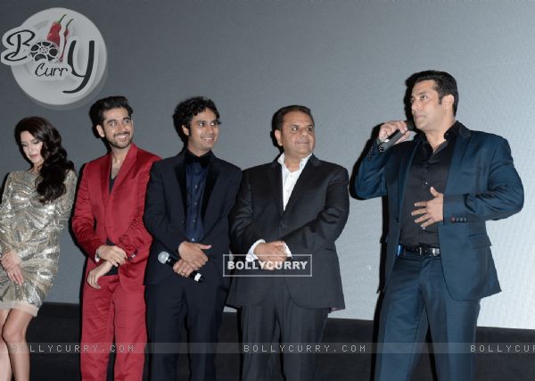 Salman Khan addresses the Premiere of Dr. Cabbie in Canada
