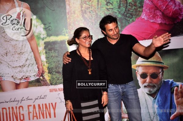 Dimple Kapadia and Homi Adajania at the Special Screening of Finding Fanny