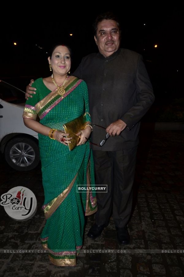 Raza Murad and his wife were at Nikitan Dheer and Kratika Sengar's Wedding Reception