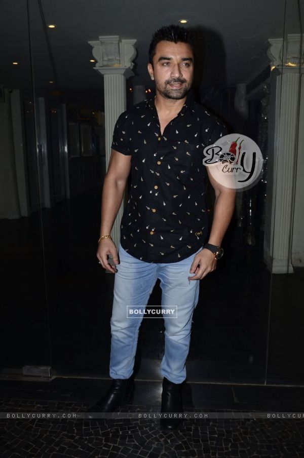 Ajaz Khan poses for the media at the Sun Down Party of Sony Pal's Simply Baatein