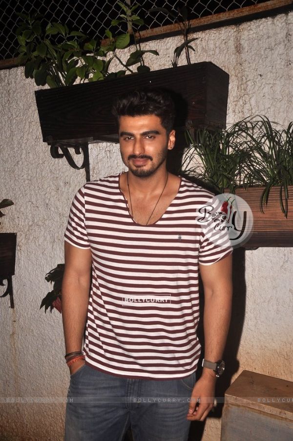 Arjun Kapoor poses for the media at the Screening for Finding Fanny